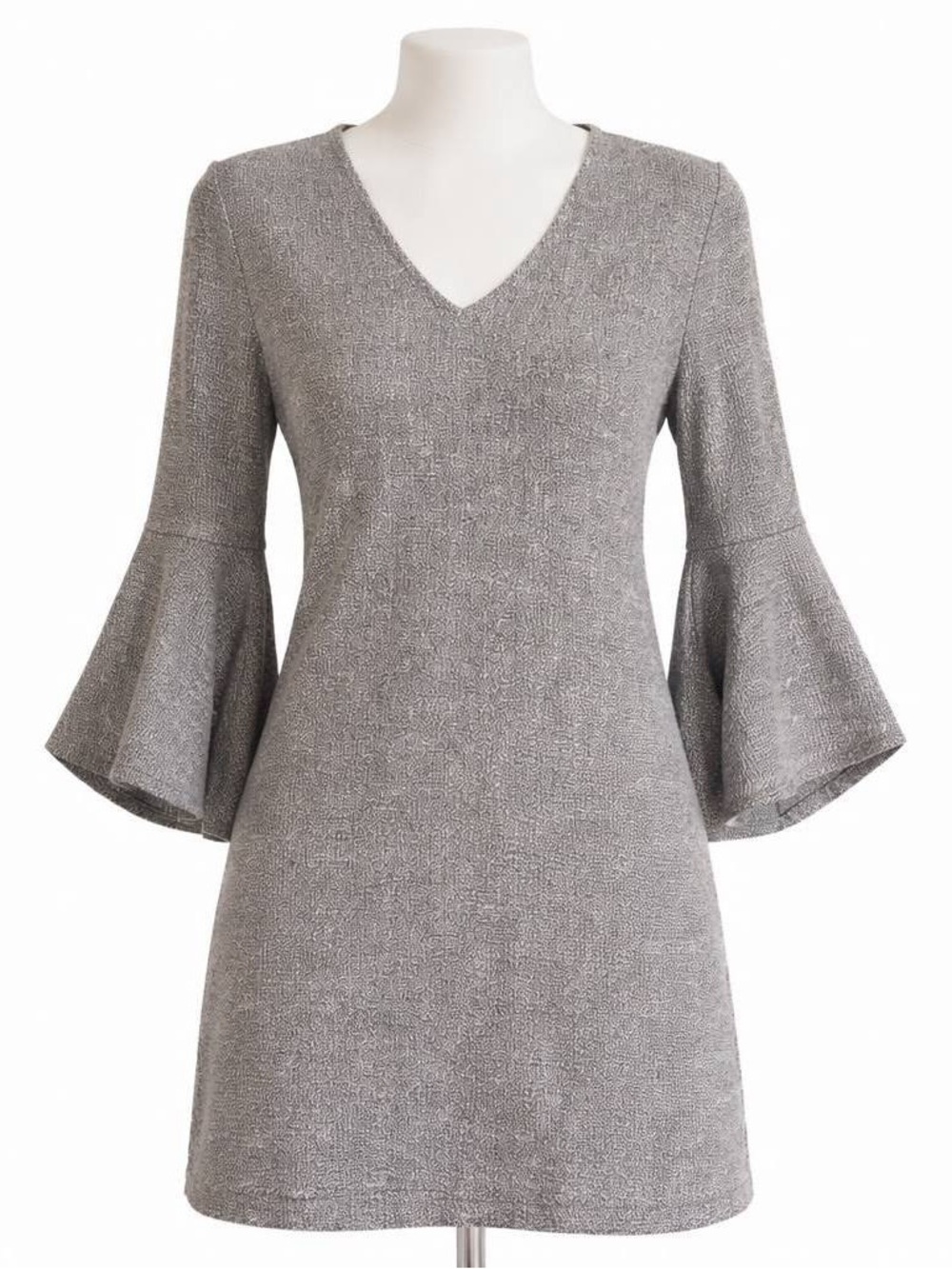 Maven West Gray Textured  Tunic
